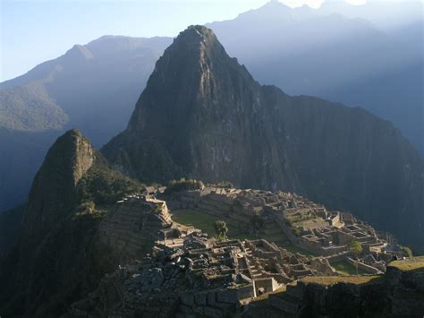 Sunrise At Machu Picchu Picchu Machu Picchu Machu