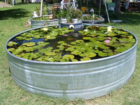 Stock Tank Garden Pond Ideas Link Pico