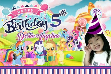 Jual Banner Backdrop Spanduk Ulang Tahun Anak Ukuran 100x100 CM di