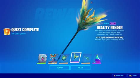 How To Unlock REALITY RENDER Pickaxe Deal Damage To Players With The Sideways Scythe