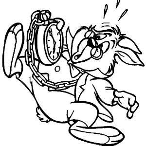 alice in wonderland coloring pages rabbit - Google Search | Artesanato