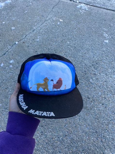 Vintage Vintage Lion King Hakuna Matata Hat Grailed