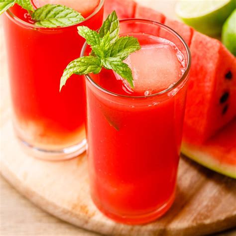 Watermelon Mojito With Honey Lime Ice Cubes Nurtured Homes