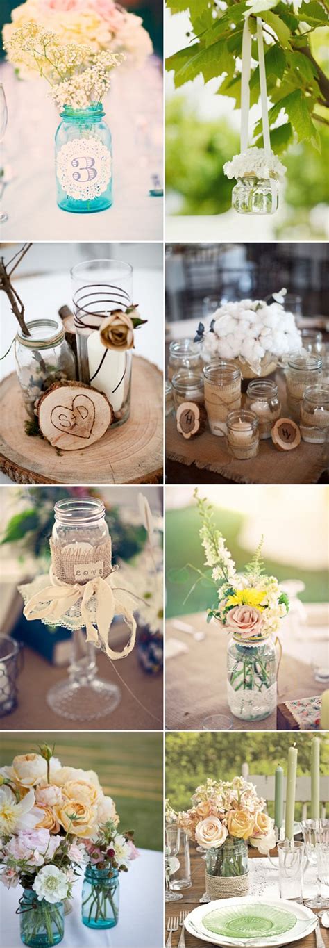 ️ 100 Mason Jar Crafts And Ideas For Rustic Weddings Hi Miss Puff