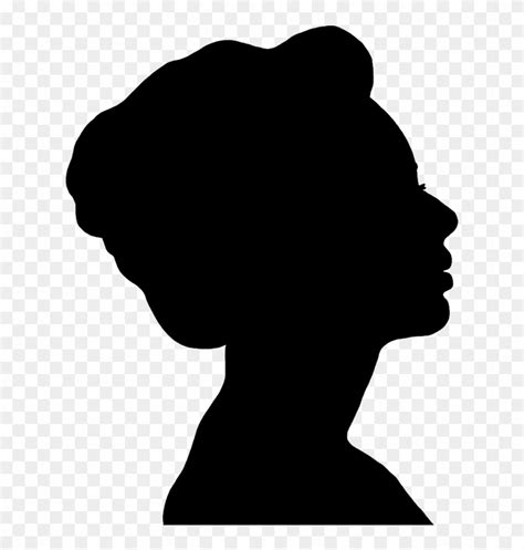 Black Silhouette Woman Head Free Transparent Png Clipart Images Download