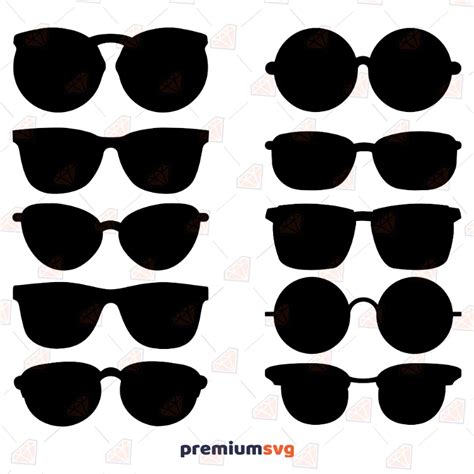 Sunglasses Bundle SVG Sunglasses Bundle Clipart Files PremiumSVG