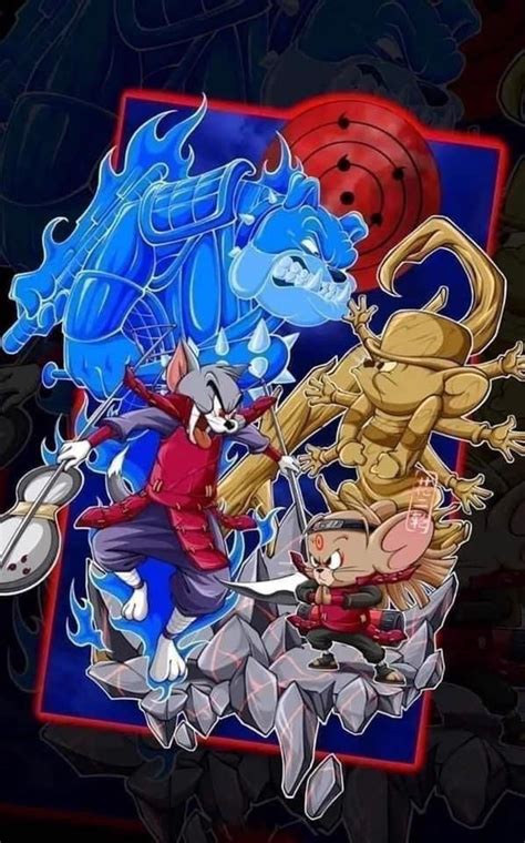 Tom And Jerry As Madara And Hashirama Naruto Shippuden Characters