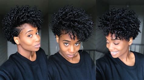 Bomb Curly Bob On Tapered Natural Hair Misskenk Youtube
