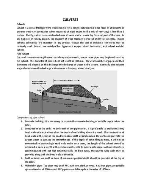 Culverts And Low Level Crossings Pdf Pipe Fluid Conveyance Concrete