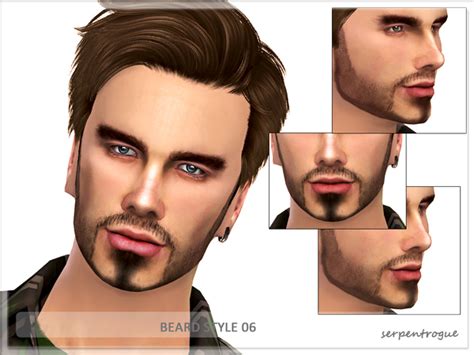 Beard Style 06 By Serpentrogue At Tsr Sims 4 Updates