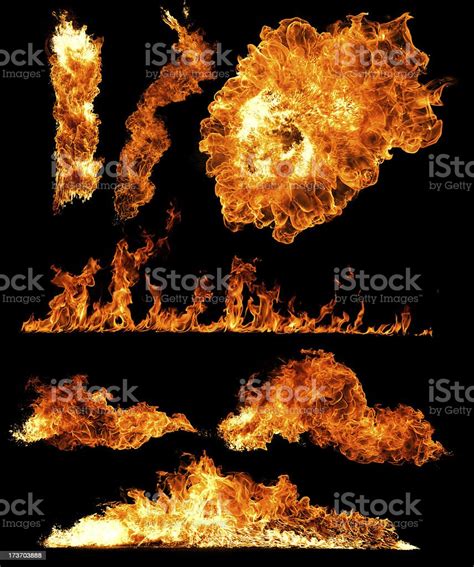 High Resolution Fire Collection Stock Photo Download Image Now