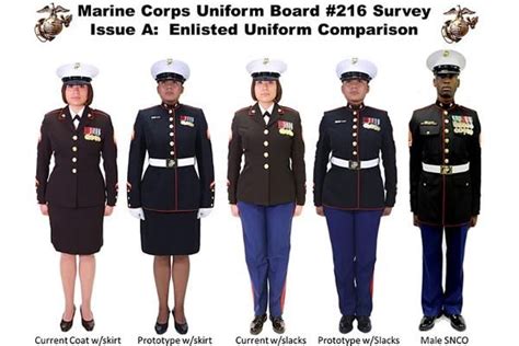 Marines Looking At Array Of Changes To Uniform Policy Marines Dress