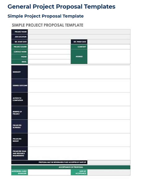 15 Best Free Simple Business Project Proposals Templates 2021 Format