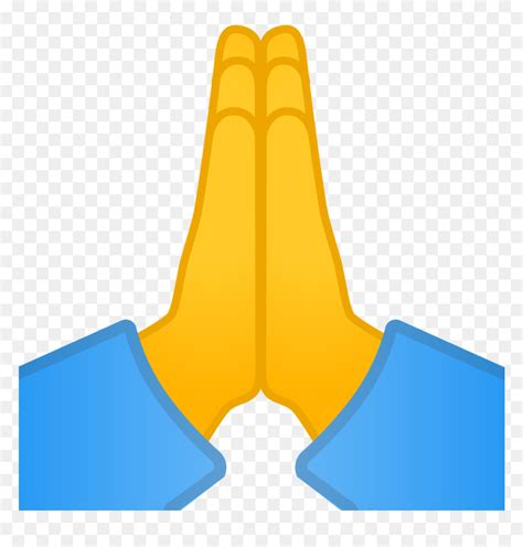 Folded Hands Icon Praying Hands Emoji Png Transparent Png Vhv
