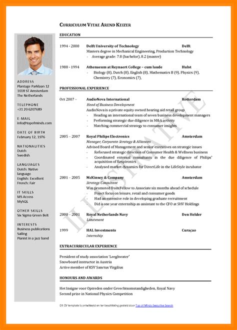 If you are currently applying for jobs, you have to ensure that everything about. Cv Template Job Application | Sample resume format, Curriculum vitae format, Cv format sample