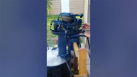 1958 Evinrude 18 Hp Fastwin Outboard Boat Motor Youtube