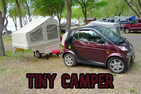 This Tiny Camper Can Be Towed By Any Vehicle Kompact Kamp Mini Mate Camper For Small Cars