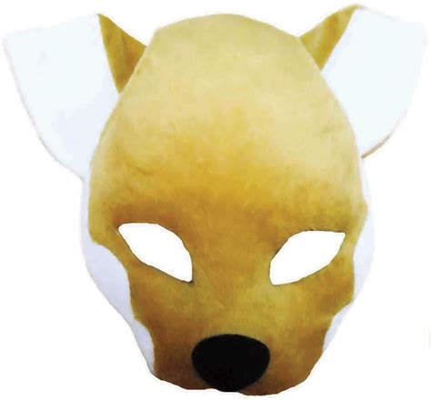 Fox Mask With Sound Animal Mask Fantastic Mr Fox Pageant Party