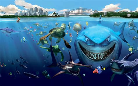 1920x1080 Finding Nemo Movies Animated Movies Fish Underwater 