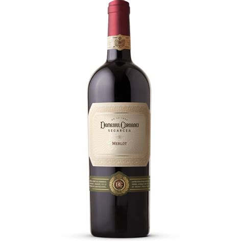 Vin Rosu Sec Prestige Merlot 0 75L Carrefour Romania