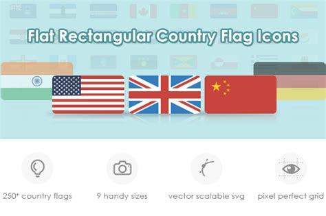 Flat Rectangular Country Flag Icon Set By Customicondesign On Deviantart