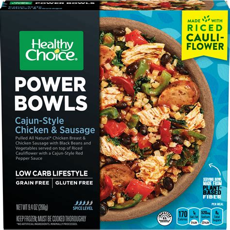 Buy Healthy Choice Power Bowls Cajun Style Chicken And Sausage With