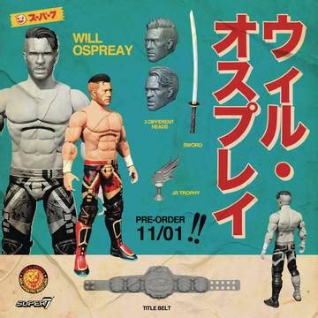 New Japan Pro Wrestling Ultimates Wave Will Ospreay Action Figure