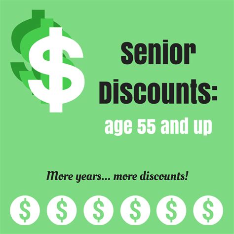 Senior Discounts Age 55