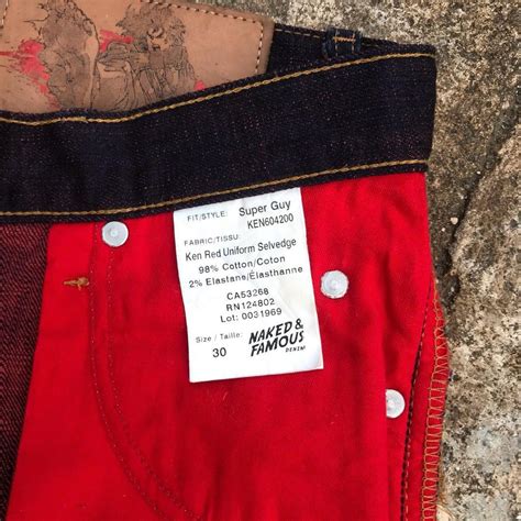 Naked Famous X Street Fighter Art KeN Men S Fashion Bottoms Jeans On