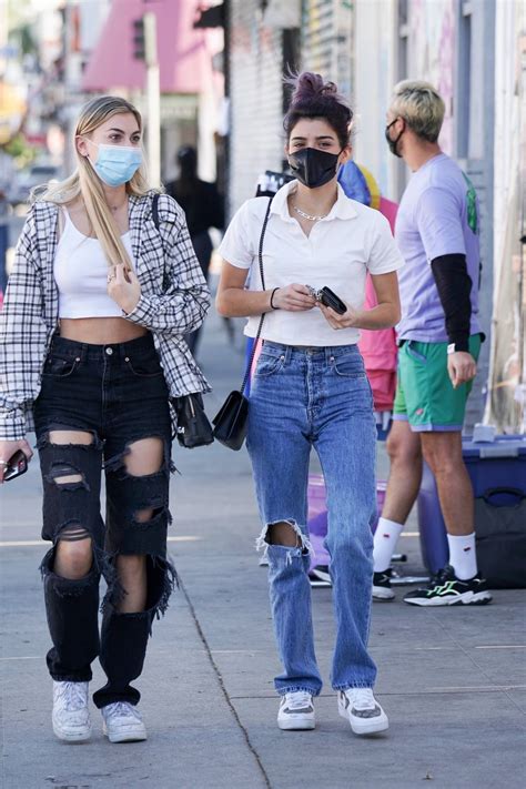 Dixie Damelio With Friend Spotted Getting Coffee On Melrose Ave In