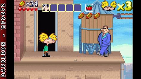 Game Boy Advance Hey Arnold The Movie © 2002 Thq Gameplay Youtube