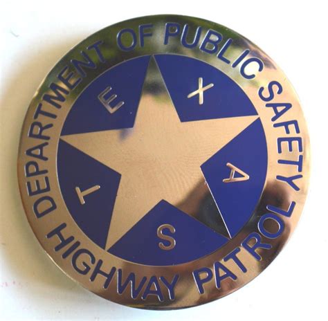 Texas Highway Patrol Badge Police Badge Eu