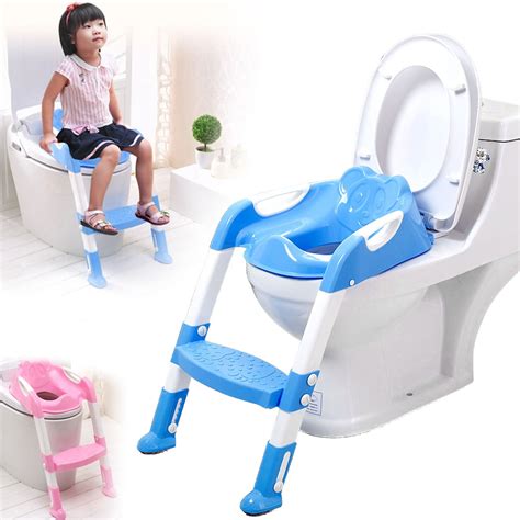 Baby Toddler Toilet Training Potty Seat 2 Step Ladder