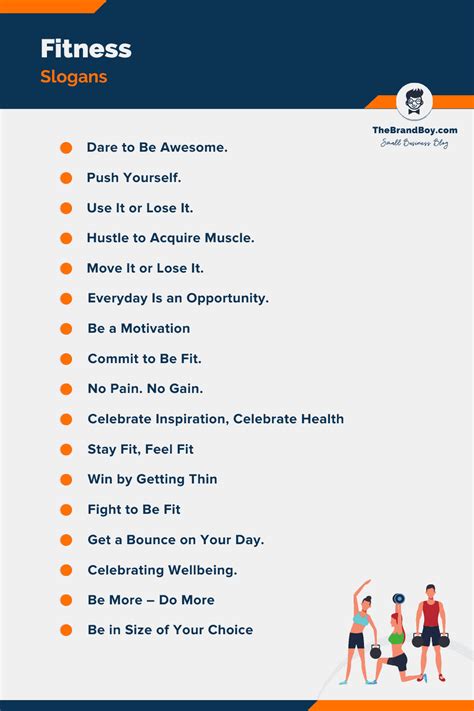 295 Motivating Fitness Slogans Taglines And Sayings Health Slogans