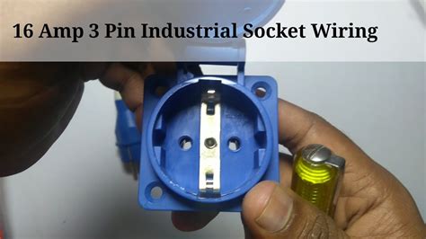 industrial socket wiring  amp  pin youtube