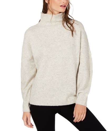 French Connection Womens Urban Flossy Ribbed Knit Sweater Small