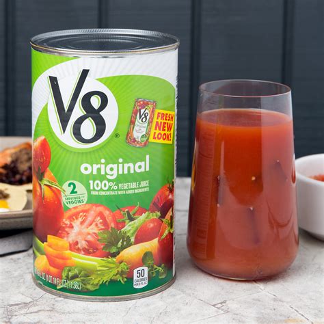 V8 Original 100 Vegetable Juice 46 Fl Oz Can
