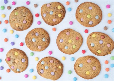 Smarties Cookies Opskrift på lækre cookies med smarties