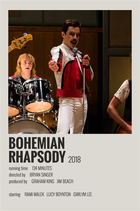 Bohemian Rhapsody Polaroid Poster Film Posters Minimalist Movie