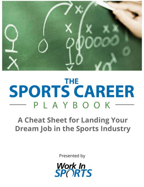 Career Guide Work In Sports