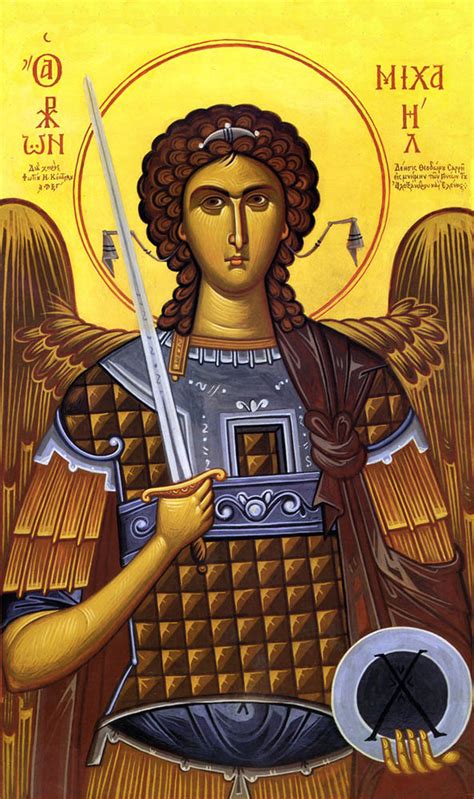 Icon Of The Archangel Michael By Photios Kontoglou 20th C 1mi23