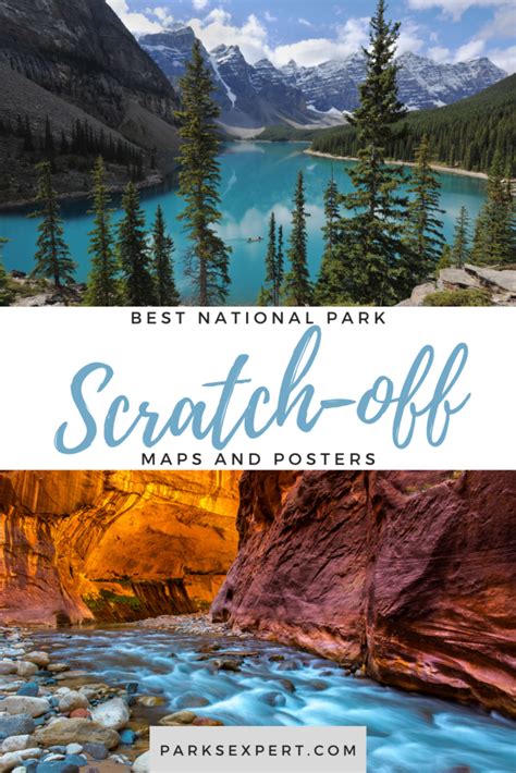 The 15 Best National Park Scratch Off Maps And Posters In 2022 The
