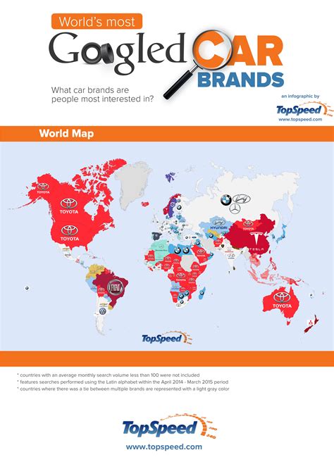 However, luxury car buyers around the world are often loyal to the brand and the persistent economic polarity in almost all parts of the world will keep german automobile companies take top positions in the list of top 10 luxury car brands. The World's Most Searched Car Brands: Infographic Gallery ...