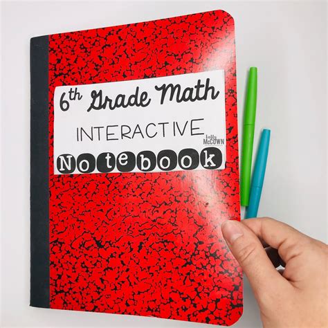 Kelly Mccown Interactive Math Notebooks 6th Grade