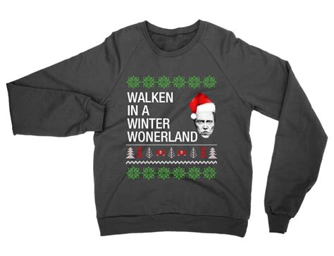 Walken In A Winter Wonderland Christmas Jumper Sweatshirt Pun Joke