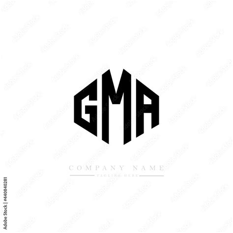 Gma Letter Logo Design With Polygon Shape Gma Polygon Logo Monogram