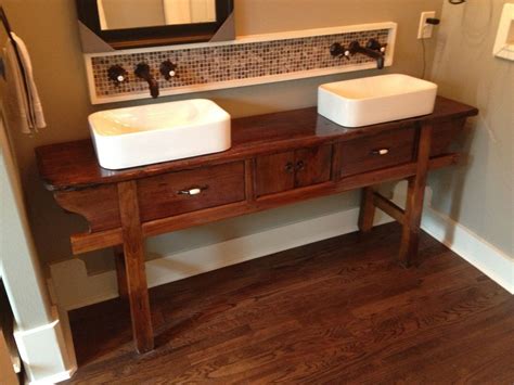 Find here bathroom vanity, vanity unit manufacturers, suppliers & exporters in india. Old Chinese Noodle Table converted to a bathroom sink ...