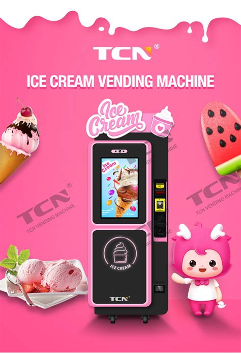 Tcn Soft Ice Cream Vending Machine Tcn Ice D 133xj01 Vending Machines