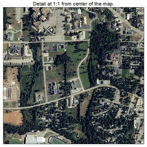 Aerial Photography Map Of Mountain Home Ar Arkansas