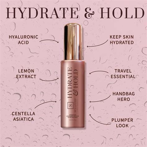 Sculpted By Aimee Connolly Hydrate And Hold Makeup Setting Mist 100ml